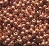 50g 6/0 Metallic Light Copper Seed Beads